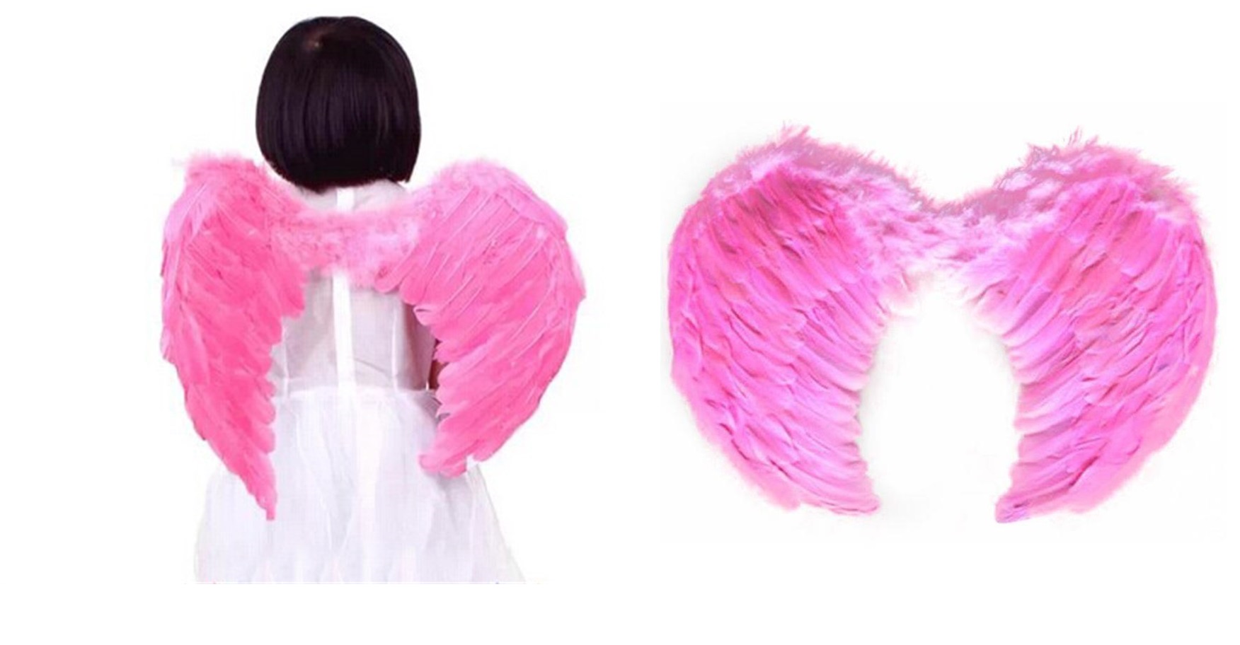 Melek Kanadı Büyük Boy - Pembe