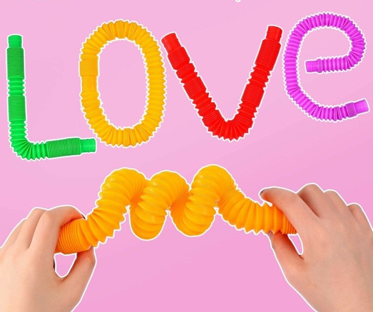 Tubes Anti Stres Duyusal Oyuncak Bubble Fidget (4 Adet )