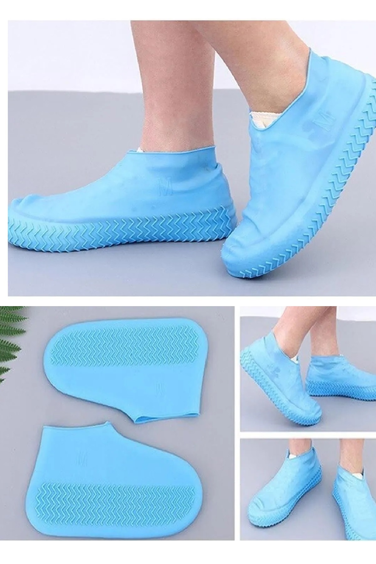 Waterproof Silicone Shoe Raincoat - Shoe Case Male