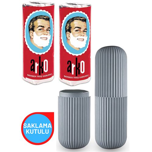 Arko 2 Pcs Boxed Razor Soap Set