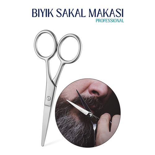 Bıyık Sakal Fix Scissor 12 cm Biagio Bianchi Design