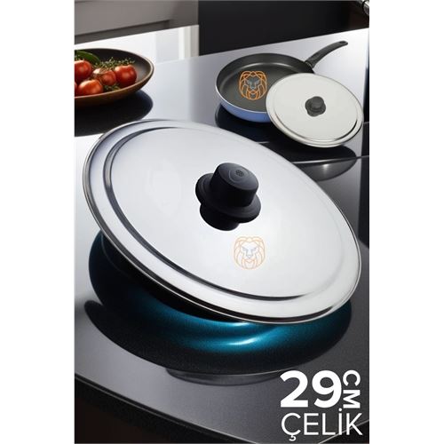 29cm Frying Pan Cover Steel  Designelazny Design