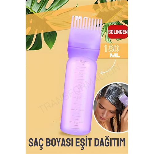 Hair Dye Equal Distribution Bottle Refillable Comb Applicator Solingen Professional