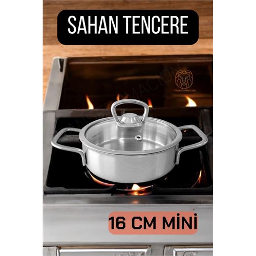 Field Cookware With Lid 16 cm Mini Stainless Steel