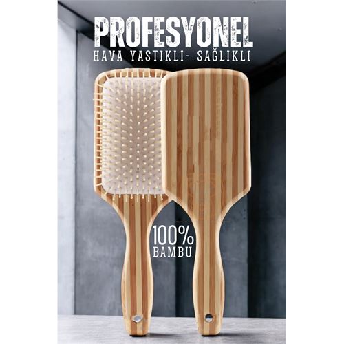 Bamboo Healthy Hair Opening Comb Air Pillow Hair Brush