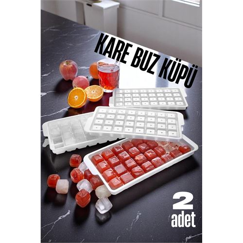 Ice Mold SQE Beverage Ice Mold - Kitchen Ice Mold Easy Remove Ice Mold 2 PCS