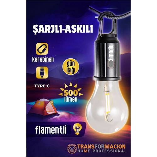 Suspended Ampulle With Hanger - Camping Lamp - Emergency Lamp