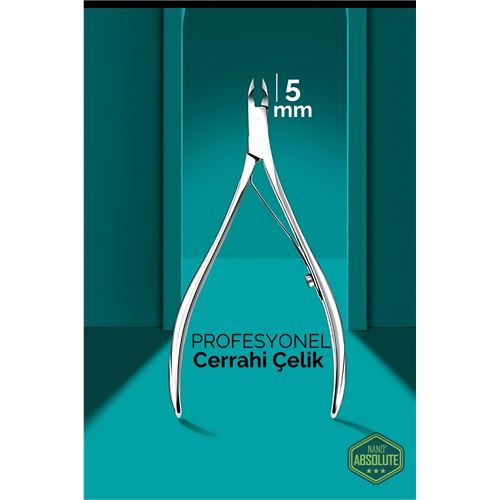 5mm Manicure Pedicure Scissors - Meat Scissors - Spark Cleaner Pens Professional Surgical Steel
