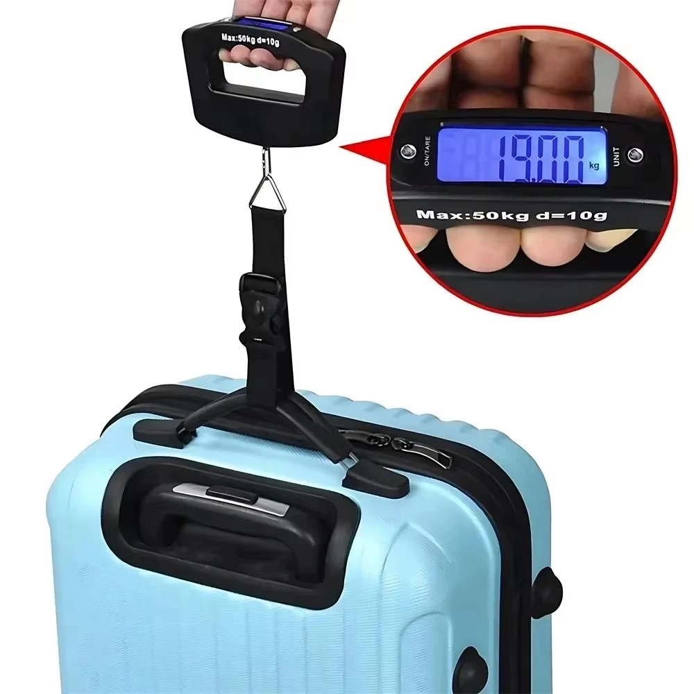 Fithome TY-S11 Dijital Askılı Bagaj Tartısı 50 Kg LCD Ekranlı Bavul Kantarı