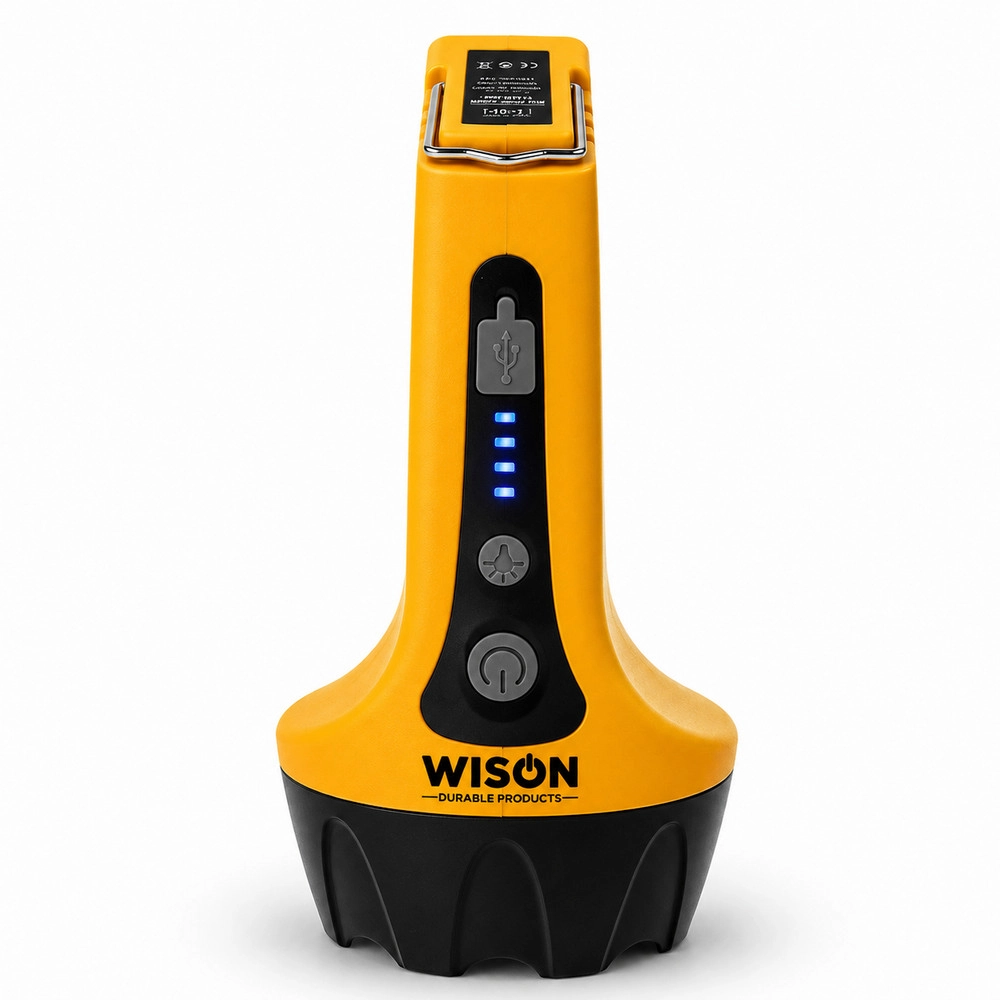 Wison WS-2626 8 Watt 12 Saat Aydınlatmalı Type-C Şarjlı Projektör Şarjlı Kambur Fener