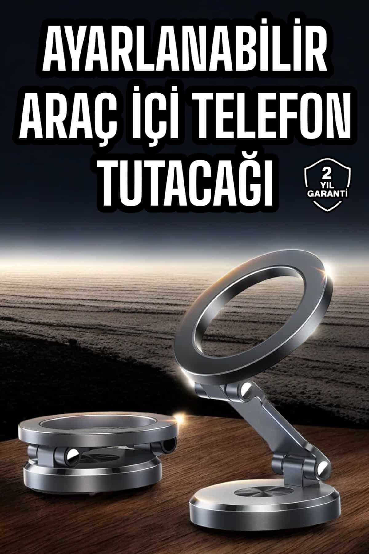 Araç İçi Telefon Tutacağı Manyetik Tasarım Ayarlanabilir