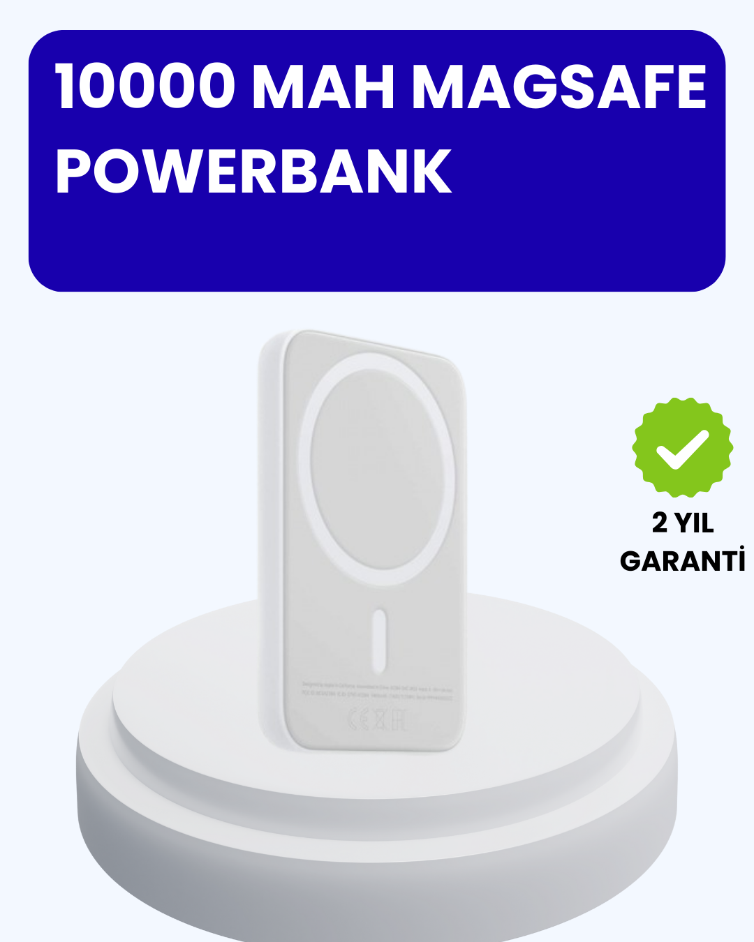 MagSafe Manyetik Powerbank – iPhone İçin Hızlı, Kablosuz ve Güvenli Şarj