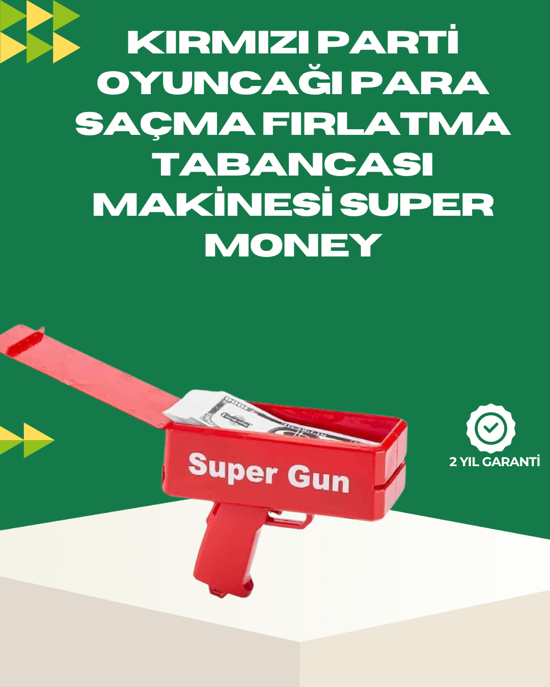 Elektrikli Money Gun Oyuncak Parti Tabancası