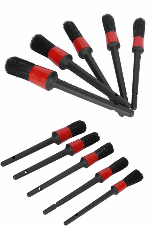 5 Parça Araç İçi Temizlik Fırçası Araç İçi-Dışı Temizleme Fırça Seti