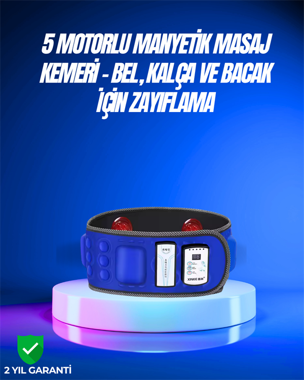 Toptan Bulurum Bel, Kalça, Bacak ve Karın Bölgesi İçin 5 Motorlu Titreşimli Masaj Cihazı