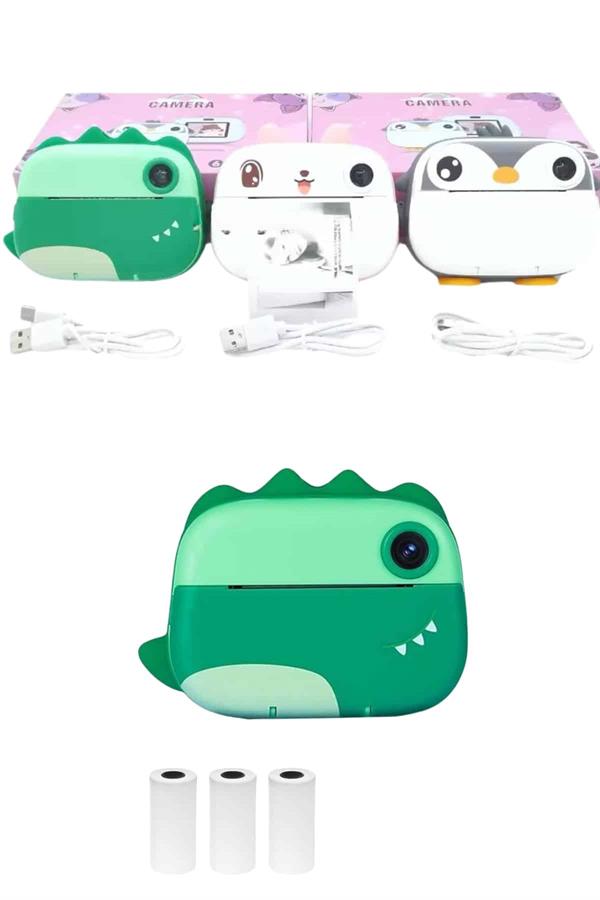 Çocuklar İçin Özel Fotoğraf Makinesi Farklı Desen Seçenekli 3 Adet Rulo