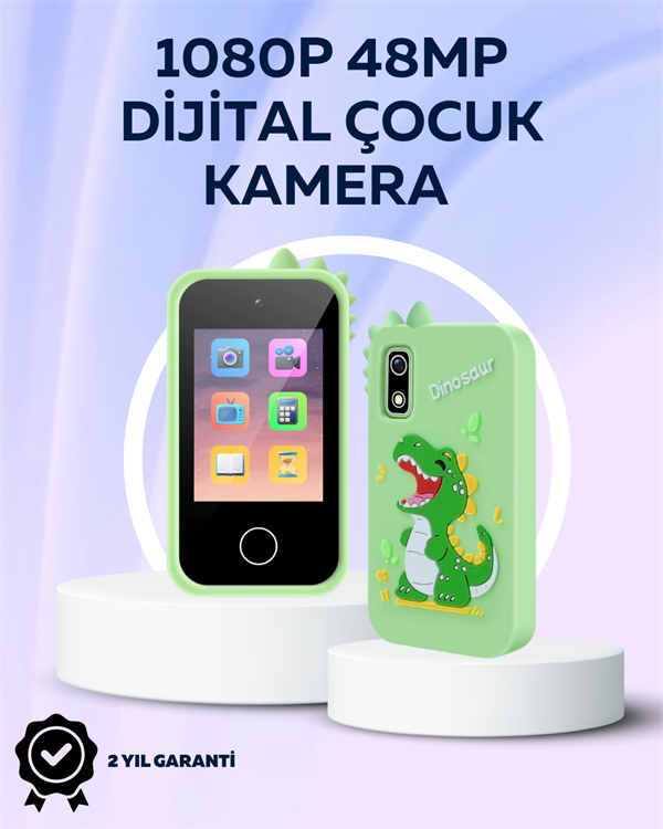 Çocuklara Özel Dijital Kamera – Yaratıcı Fotoğraf Modları ve Eğlenceli Efektlerle Eğitici Deneyim