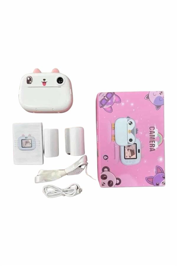 Dijital HD Video Kamera Çocuk Fotoğraf Makinesi Anlık Termal Rulo