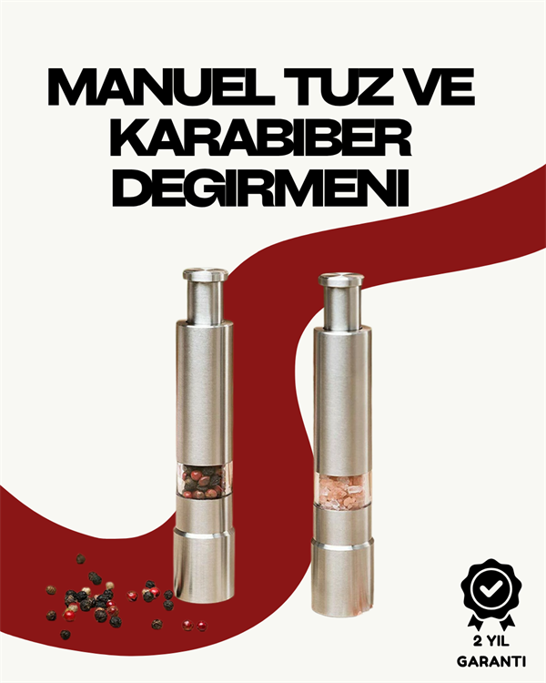 Hafif ve Kompakt, Taşınabilir Baharat Öğütücü - Mutfak ve Masa için