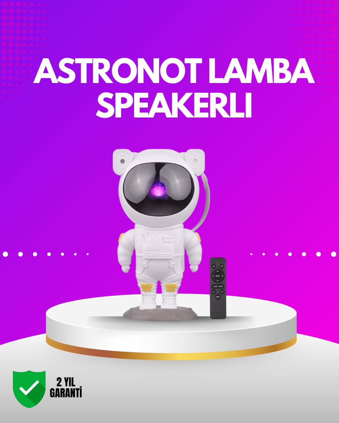 Bluetooth Bağlantılı Sesli Projeksiyon Cihazı