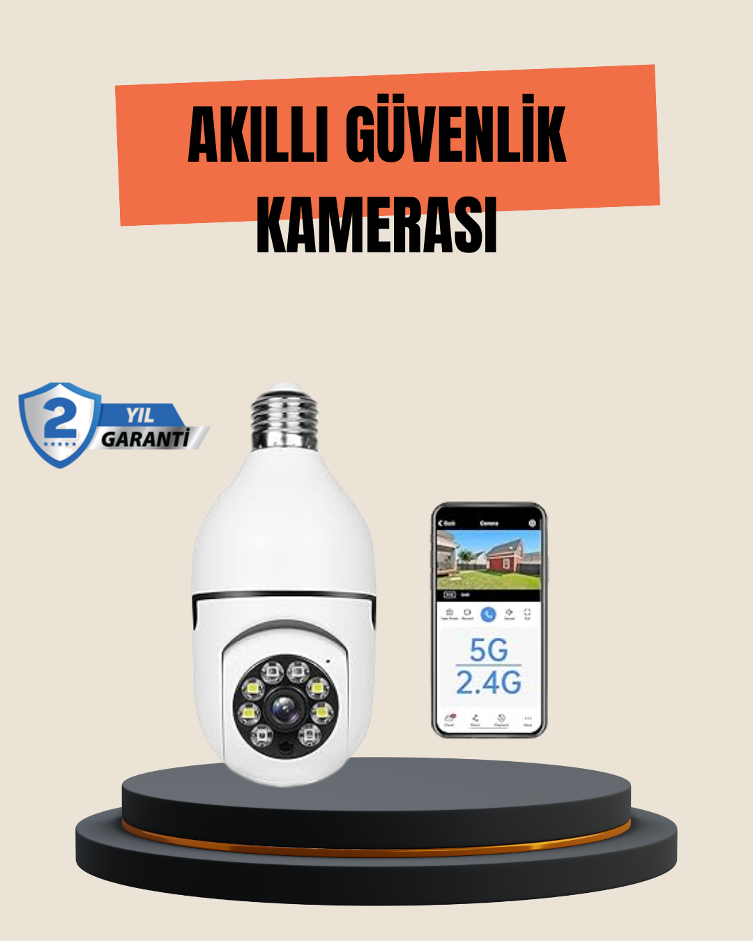 Mobil Uygulama Kontrollü Akıllı Güvenlik Kamerası