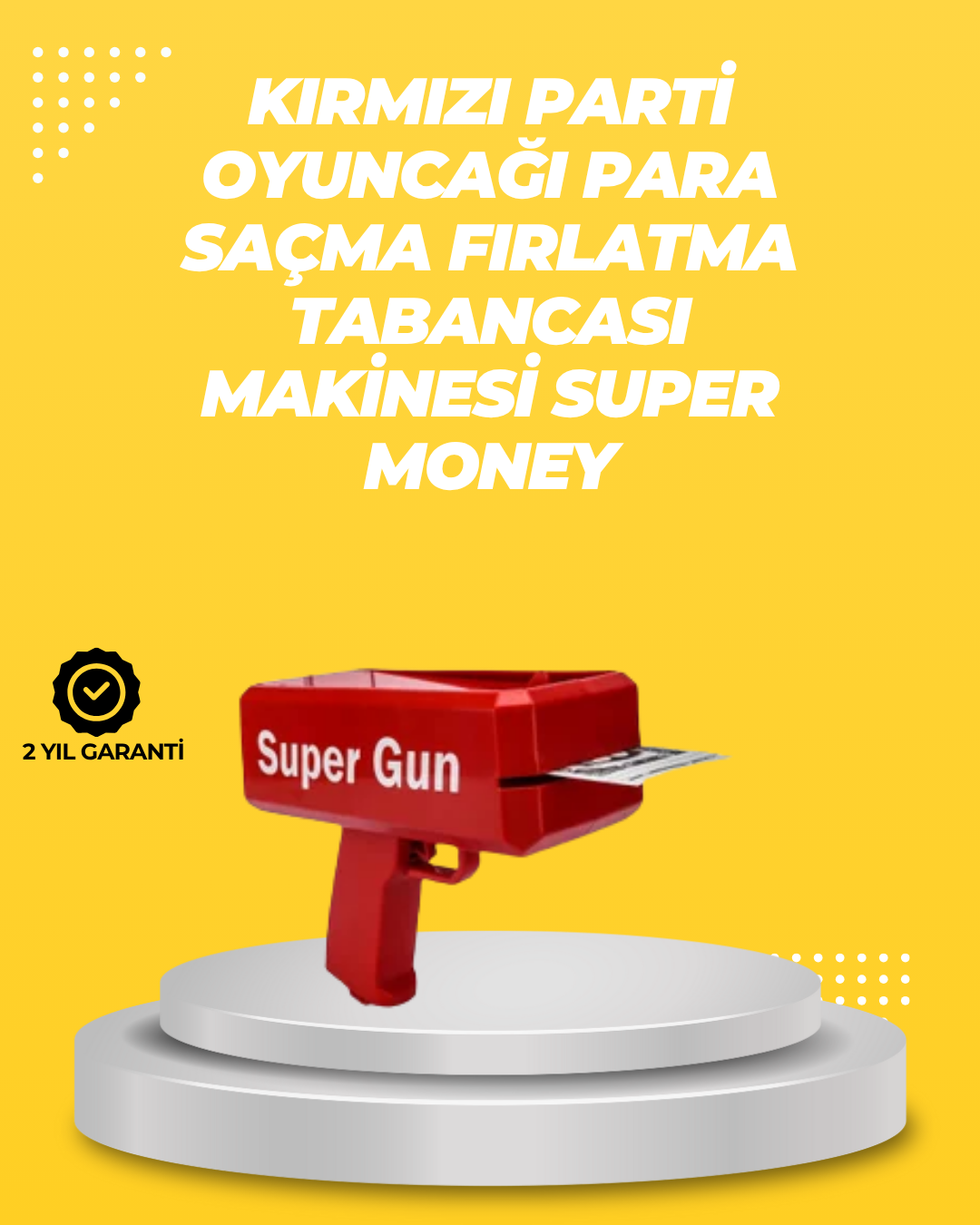 Elektrikli Parti Oyuncağı – Para Atan Tabanca