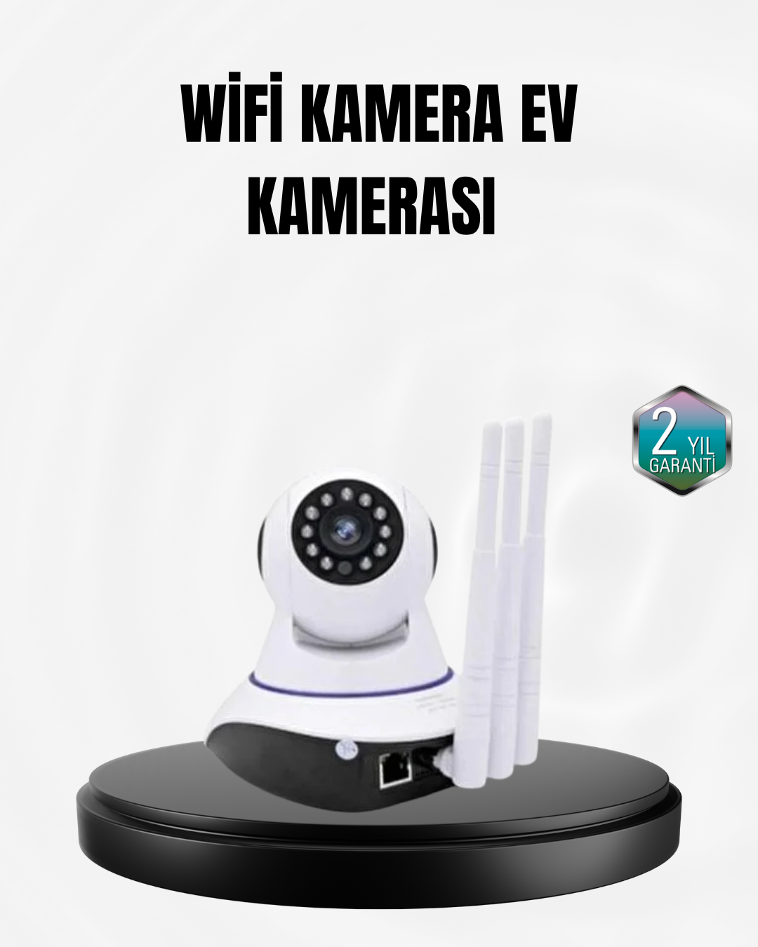 Akıllı IP Güvenlik Kamerası – 1080P HD, Gece Görüşlü, Hareket Algılamalı