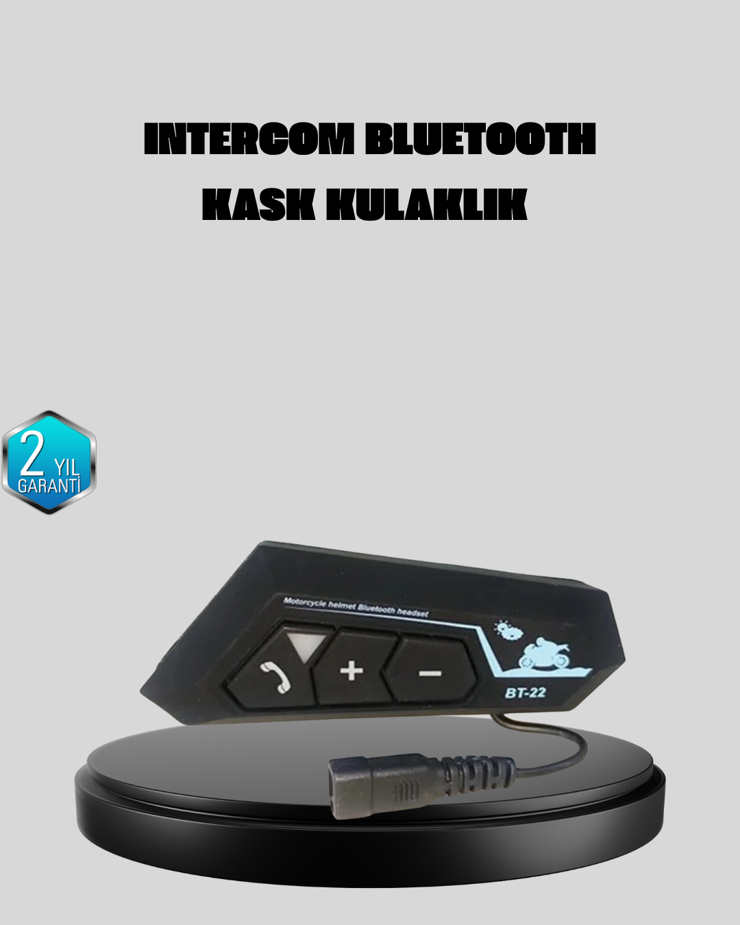Motosiklet Kask Kulaklığı Bluetooth 5.0 Gürültü Önleme ve Hızlı Bağlantı