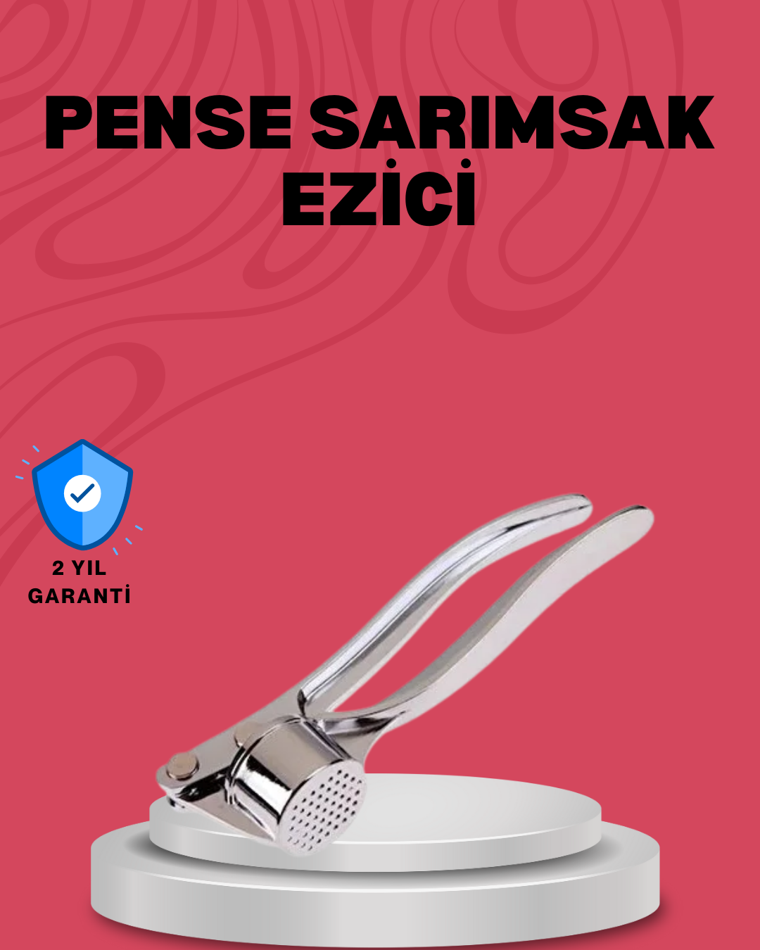 Sarımsak Ezici Kolay Kullanım ve Dayanıklı Gövde
