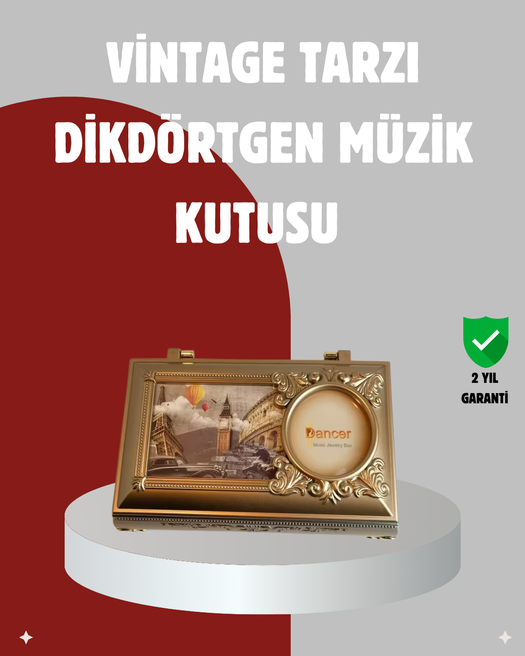 Kız Çocuk Oyuncak Piyano Görünümlü Balerinli Müzik Kutusu