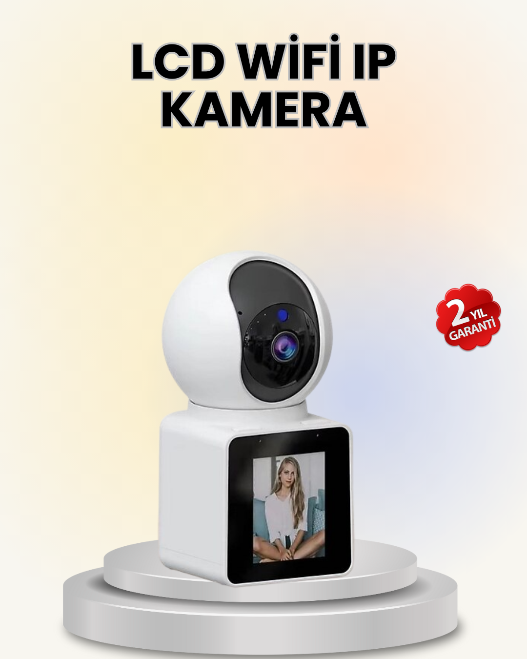 2K Gece Görüşlü Kapalı Alan Kamera Çift Yönlü Konuşma ve Akıllı Arama