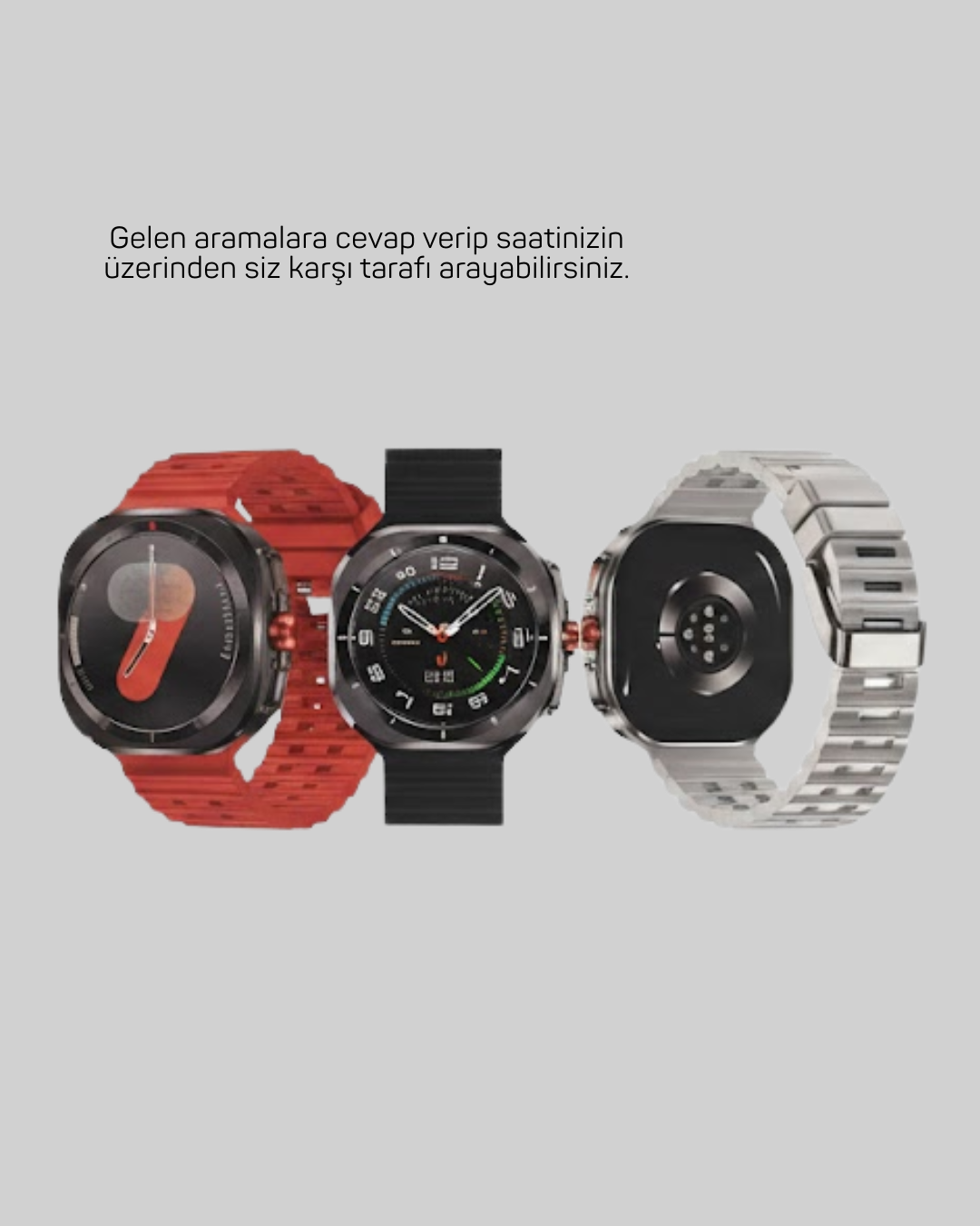 1.62 İnç Akıllı Saat Arama Özellikli Sağlık ve Spor Takibi