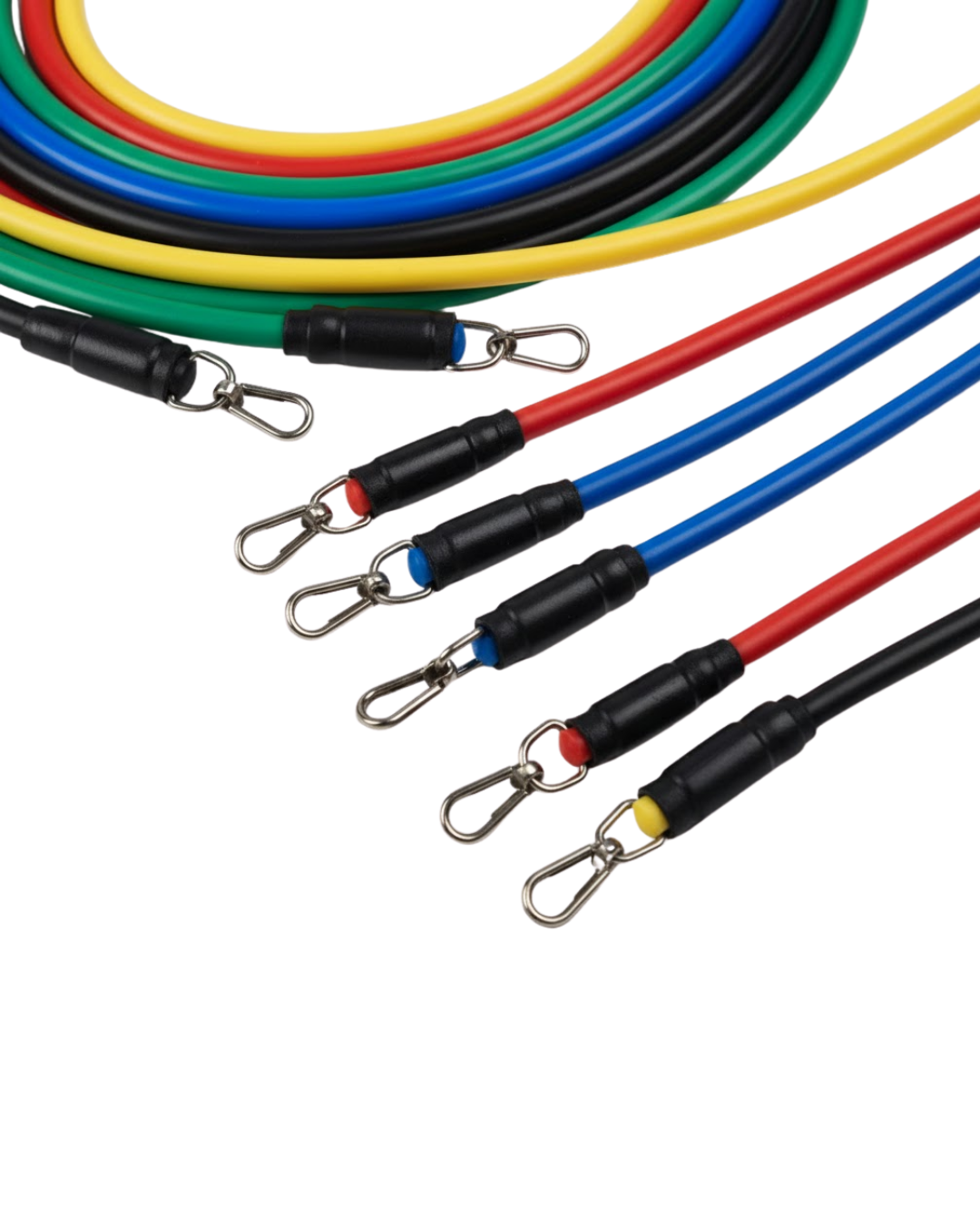 11 Parça Çok Fonksiyonlu Kapı Arkası Egzersiz Bandı Ev Tipi Spor Seti