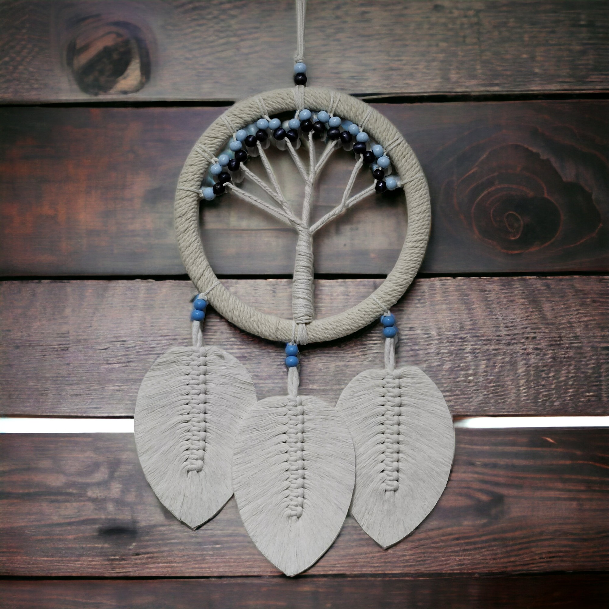 Dream Aquarius Life Tree Dream Catcher Ekru