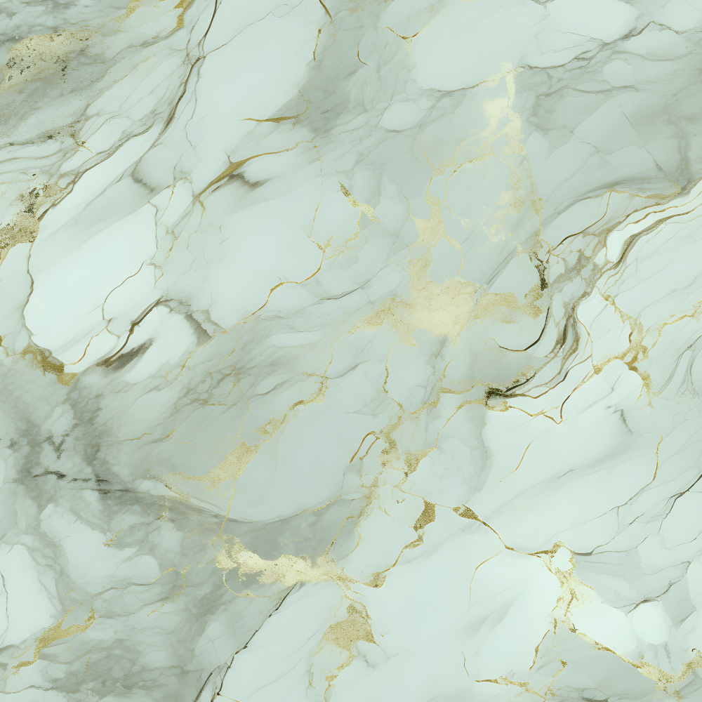 Decohandy 30x30 Cm Pvc Wall Tile 4 Package - Water Green Marble Pattern