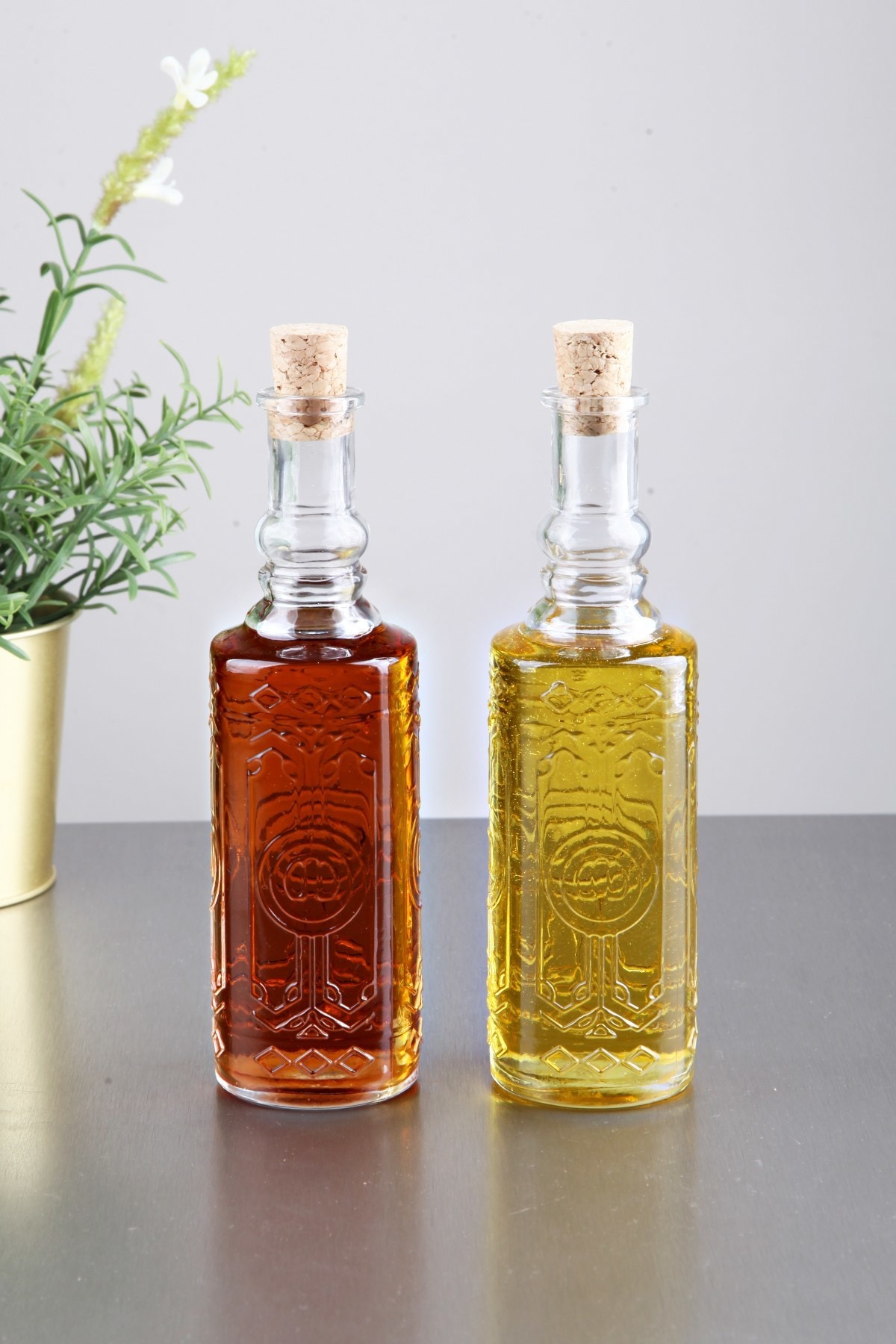 Dekor Yağdanlık - Sirkelik Şişe 2li Set (1550)