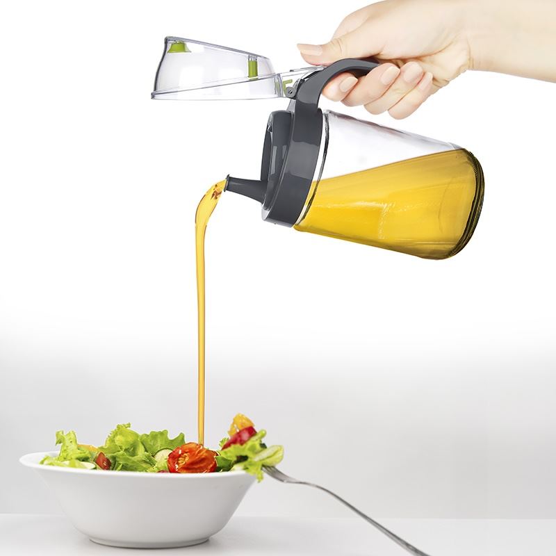 Cam Yağdanlık - Kulplu Sirkelik Sosluk 660ML (1550)