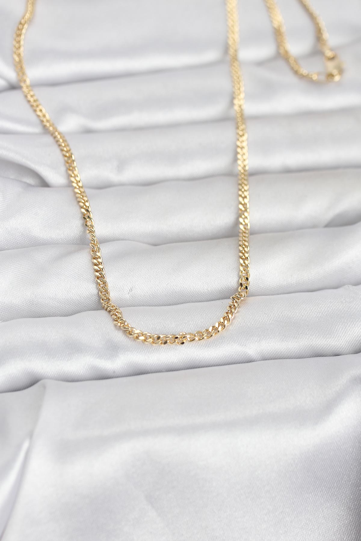 CM 14K Gold Renk 60 cm Zincir Kadın Kolye