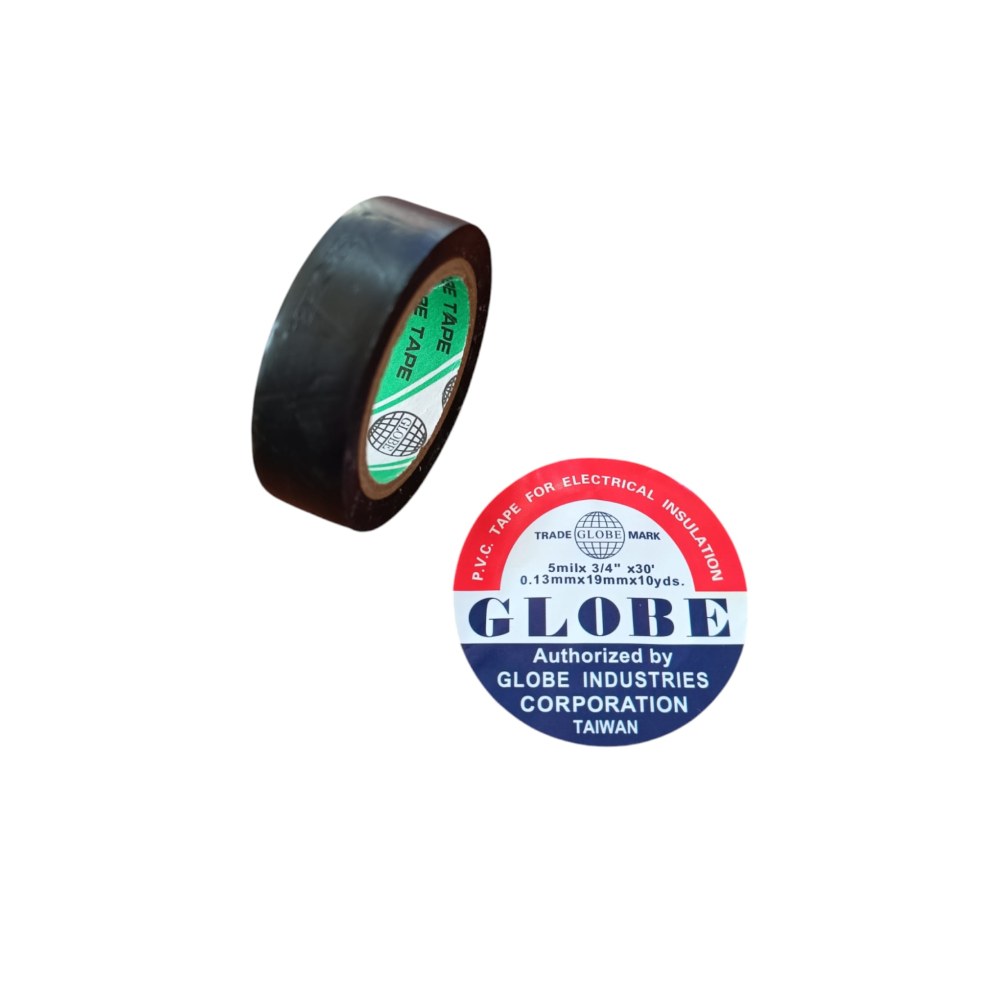 Globe İzole Bant Elektrik Kablo Bantı 19mm Siyah