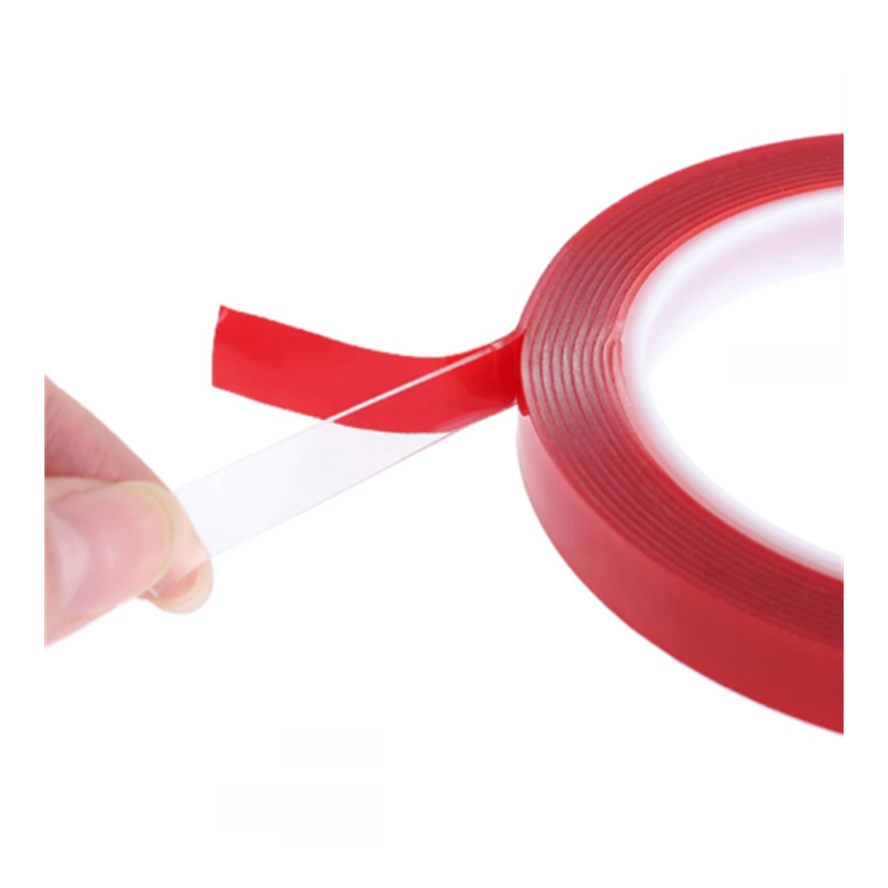 Çift Taraflı Şeffaf Akrilik Silikon Bant 20mm x 10 Metre