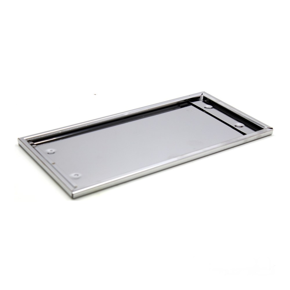 Dikdörtgen Krom Plakalık Araba Plaka Altlığı 30x16cm