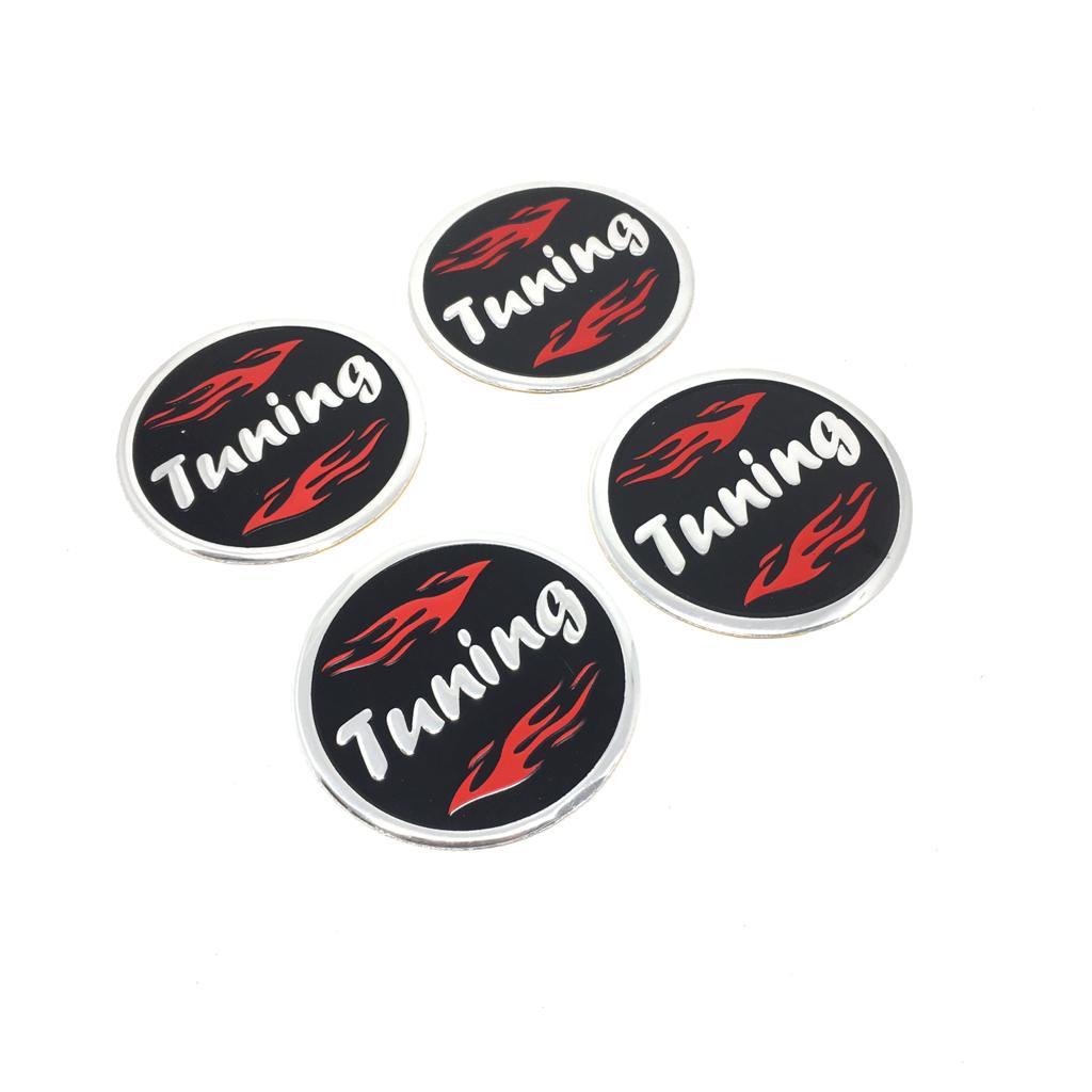 Tuning Alüminyum Yapıştırma Jant Göbeği 4'lü 60mm