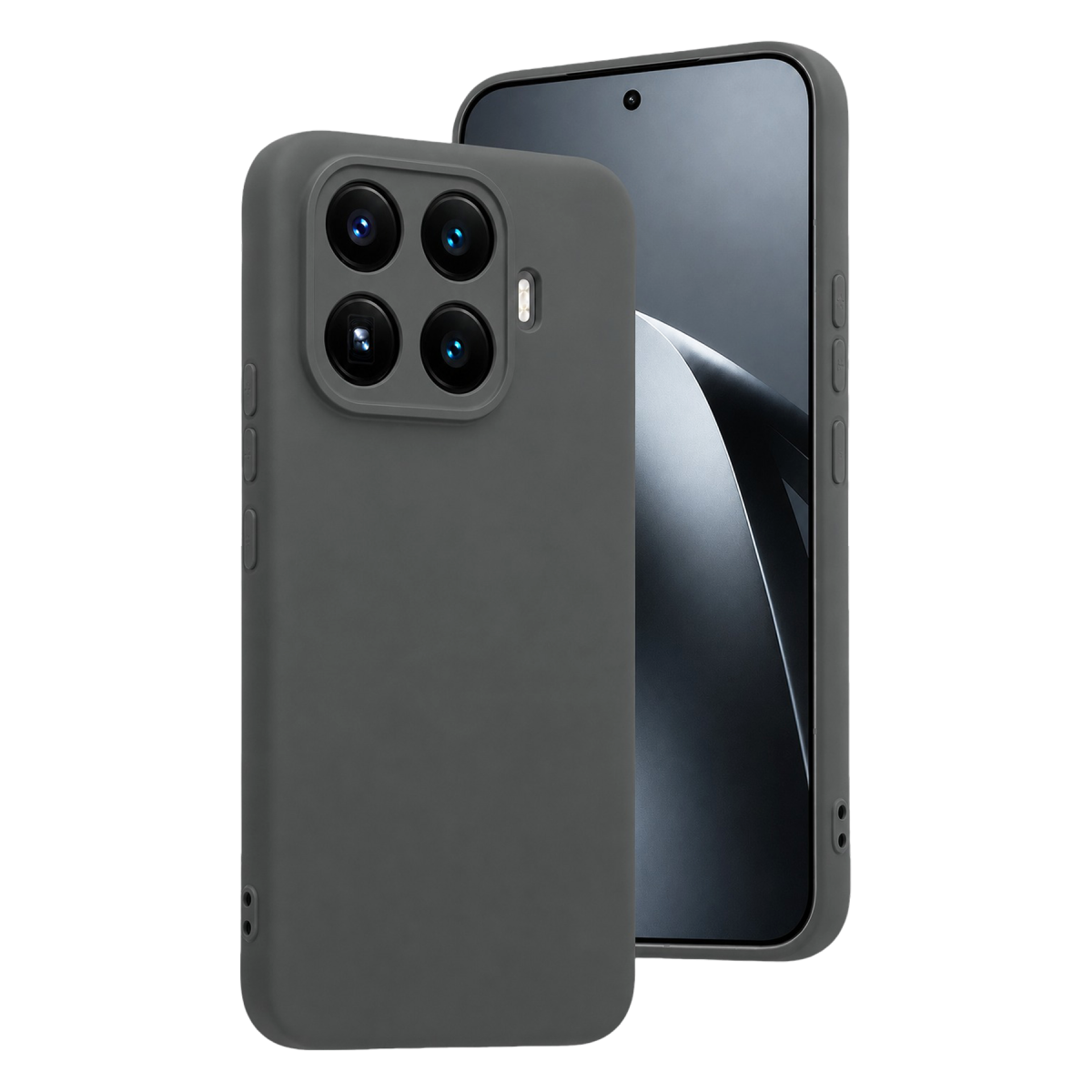 Xiaomi Mi 17T Pro Nano içi Kadife Silikon - Gri