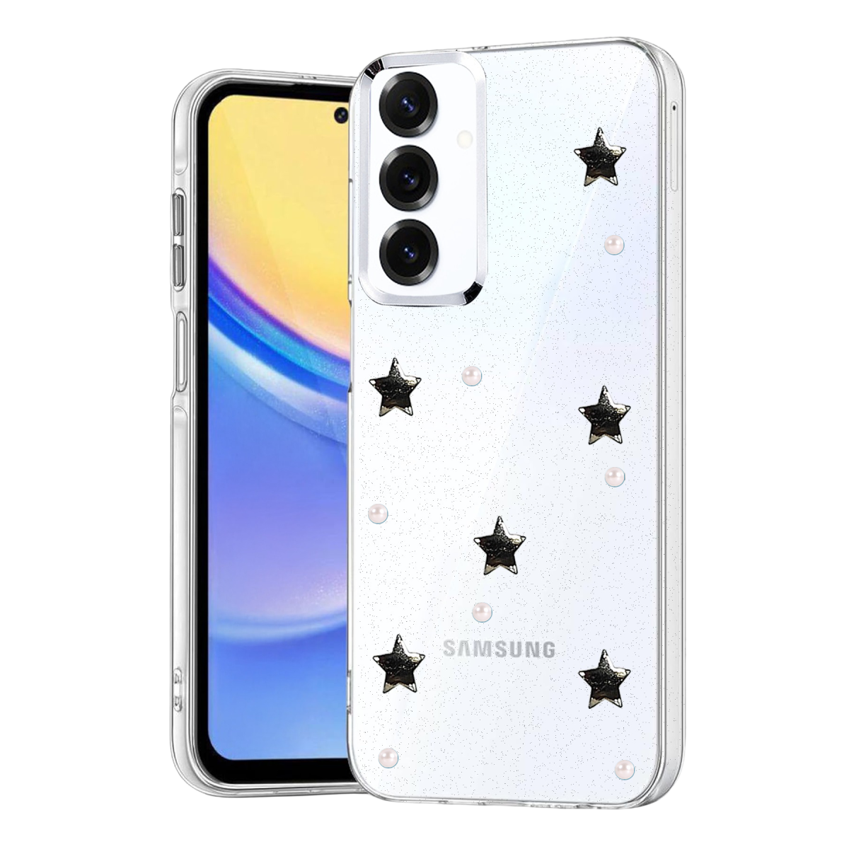 Samsung Galaxy A15 4G Fiyonk Desenli Kapak - Desen 7