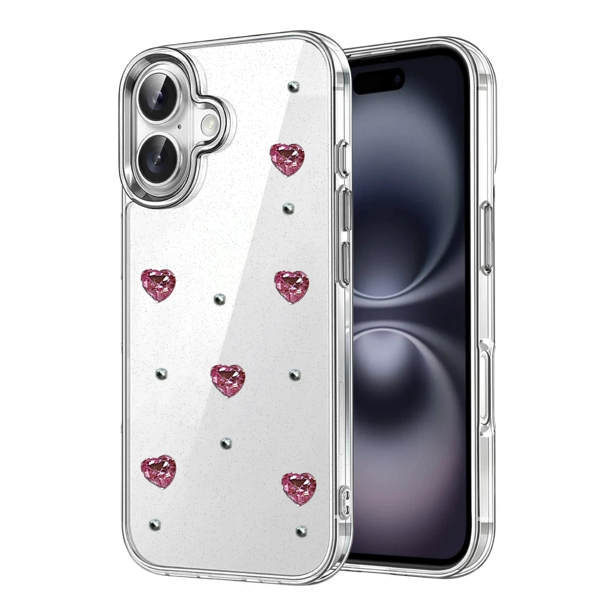 Apple iPhone 16 Fiyonk Desenli Kapak - Desen 3