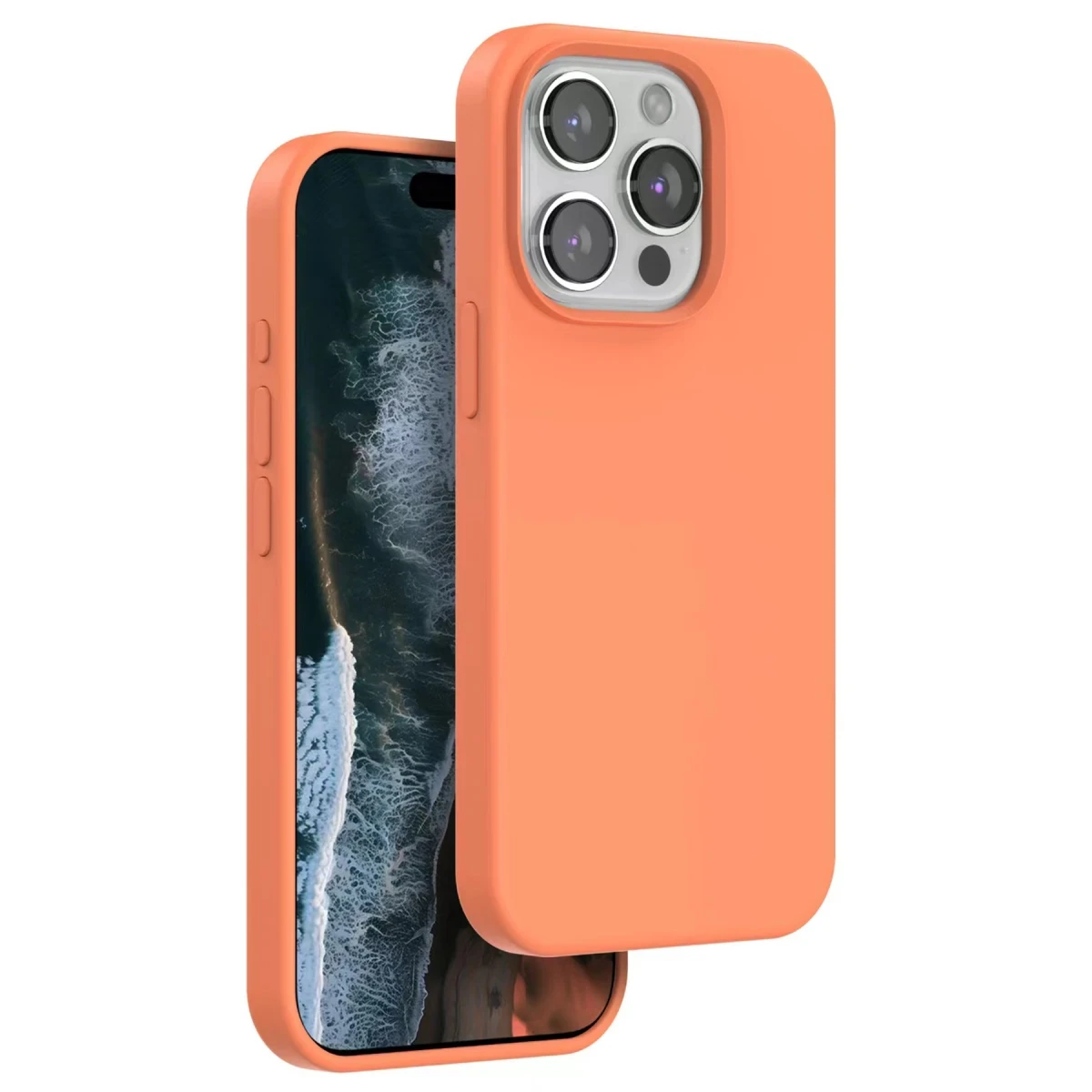Venco Apple iPhone 15 Pro Max Home Magsafe Kapak - Turuncu