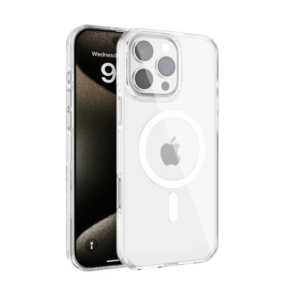 Joko Apple iPhone 16 Pro Gleam PC Sert Magsafe Kılıf - Şeffaf