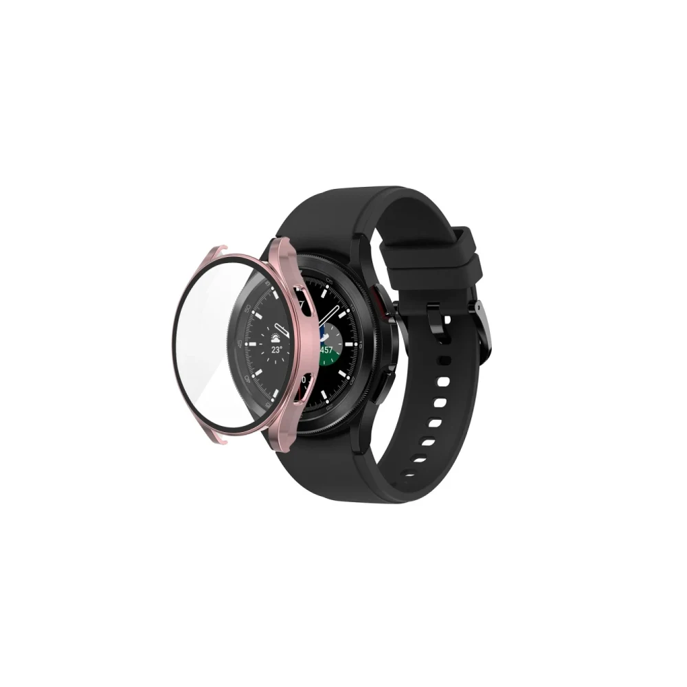 Watch 5 44mm Wall Camlı Kasa Ekran Koruyucu - Rose Gold