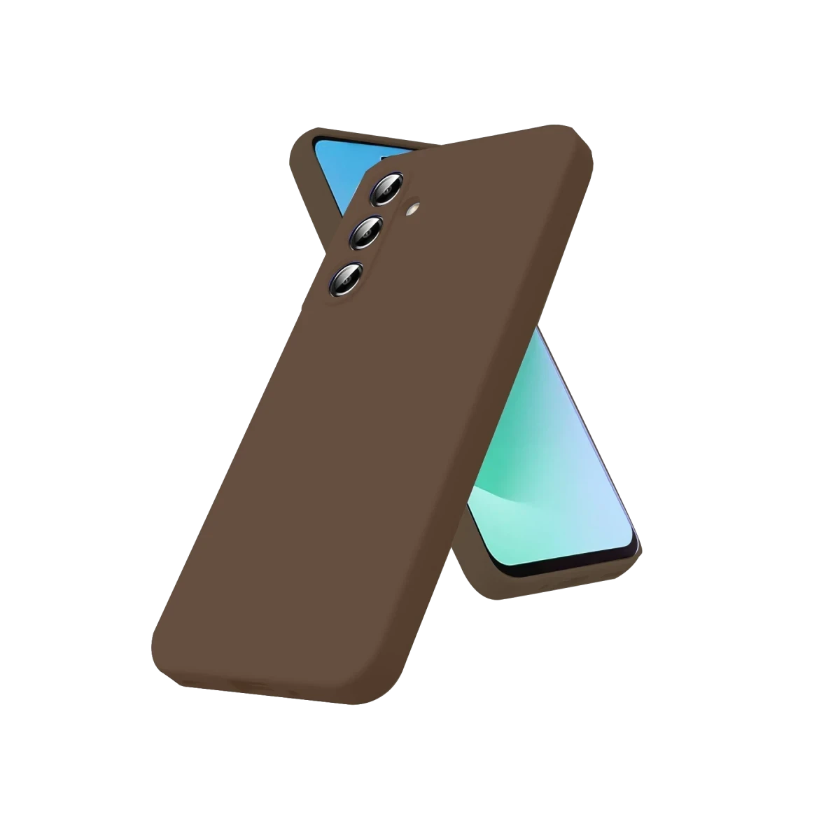 Samsung Galaxy A57 5G First Silikon - Kahverengi