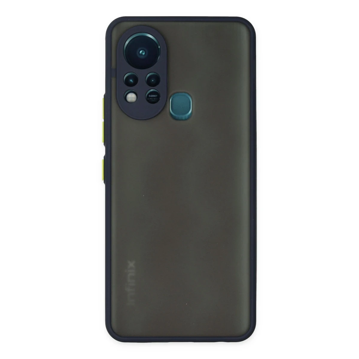 İnfinix Hot 11s Kılıf Montreal Silikon Kapak - Lacivert